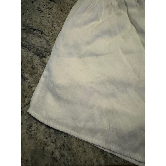 Princess Polly shorts womens 2 White High Rise Flowy beach boho bohemian summer - Picture 7 of 8